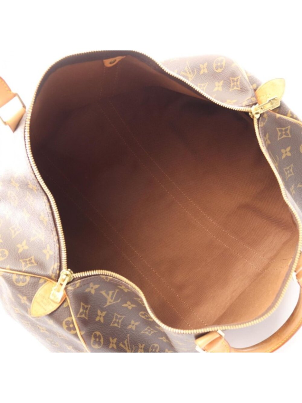 ★SOLD★ Louis Vuitton Boston Bag Keepall 50 Canvas Leather - Picture 3 of 11